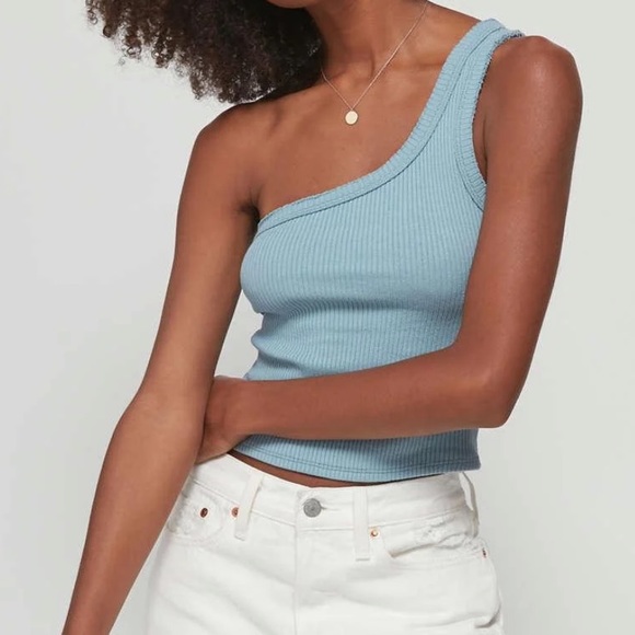Urban Outfitters Ribbed one shoulder tank - Picture 4 of 6